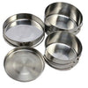 Stainless Steel Picnic Backpacking Cookware Pot Pan Set- 4pcs/Set