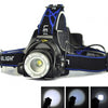 Flashlight Headlight 3Modes 2000 Lumen Ultra Bright Zoomable XM-L T6 LED Headlamp