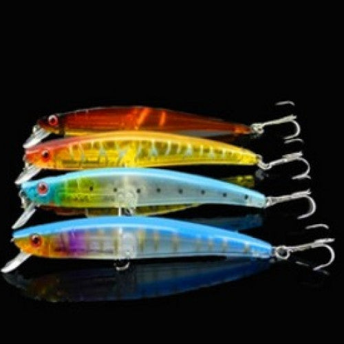 Jerk Bait Mixed 14 Colors 5Pcs/lot Fishing Lure Top water Hard Lure