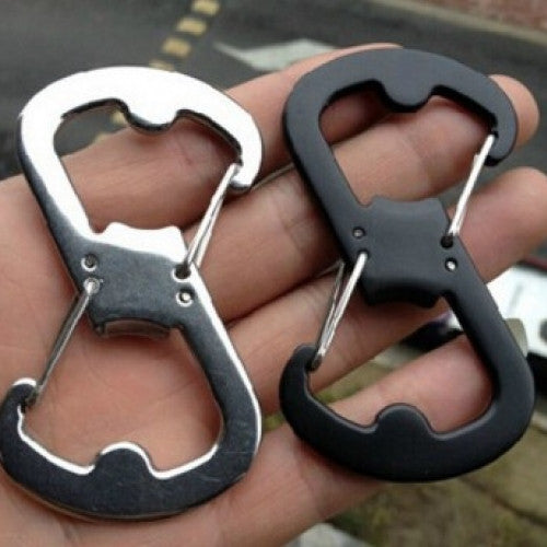 Multi-function Key chain Lock Carabiner Ring Hooks Safety